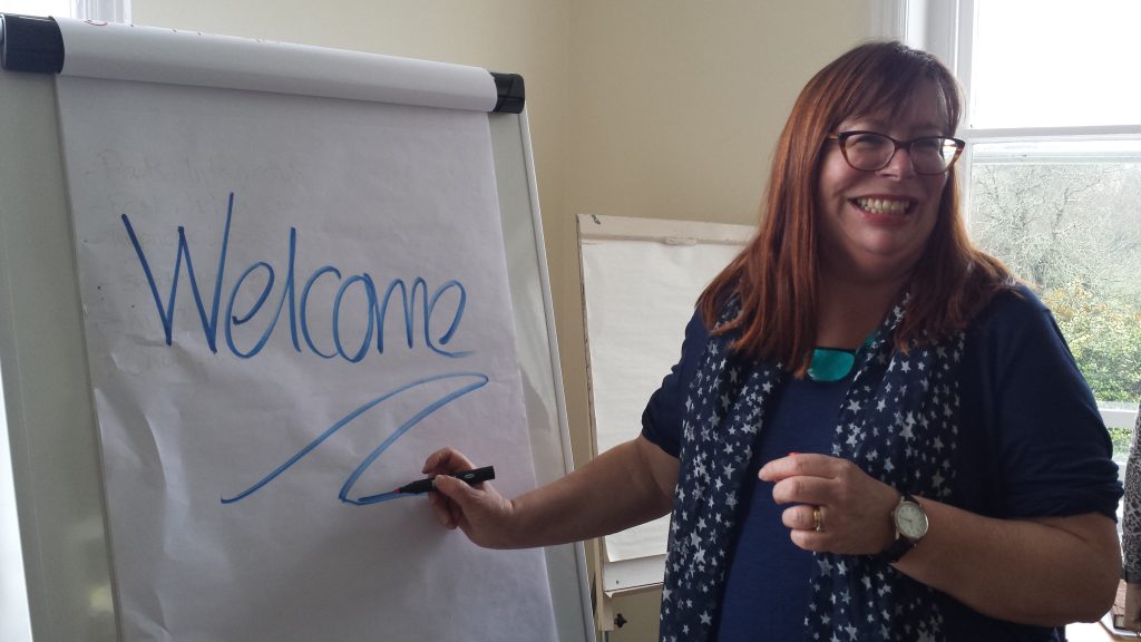 Sue Haswell 08 - Corporate Laughter Yoga Training & Workshop Specialists in the UK | Corporate Wellness & Workplace Wellbeing Programmes, Trainings & Workshops in London UK with Laughter Yoga Expert Lotte Mikkelsen